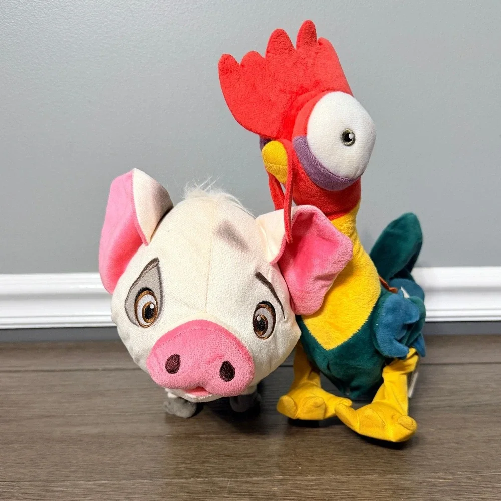 Disney Moana Hei Hei and Pua Interactive Sound Plush Set‎